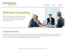 Tablet Screenshot of pitchstonetechnology.com
